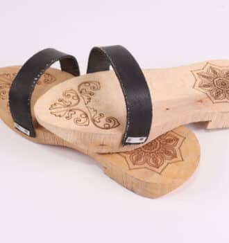 כפכפי עץ לחמאם ( זוג)