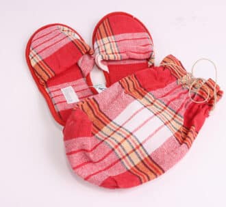 סליפרס לחמאם בשקית אדום (זוג)